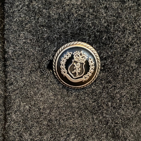 Wool Cashmere Men’s Charcoal Gray Blazer European Style Vintage Old Money - Picture 2 of 14